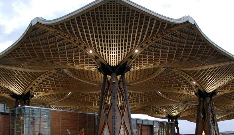 Drevená strešná konštrukcia (Expo 2000, Hannover)